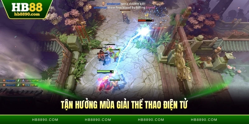Tận hưởng mùa giải thể thao điện tử
